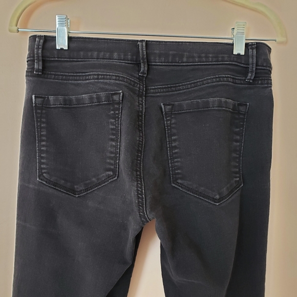 LOFT Modern Straight Black Jeans 28 / 6 - Picture 5 of 5
